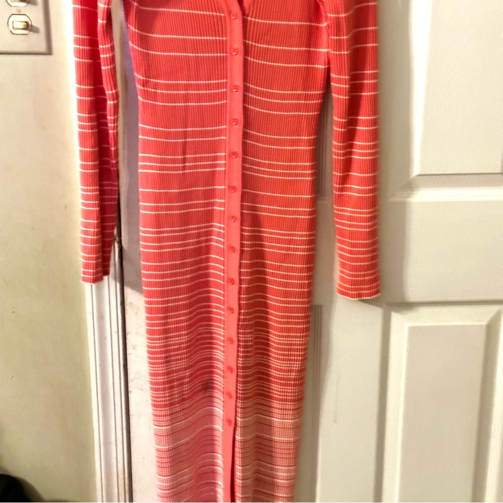 STAUD- Long Sleeve Sweater Dress, Size L - Picture 8 of 16